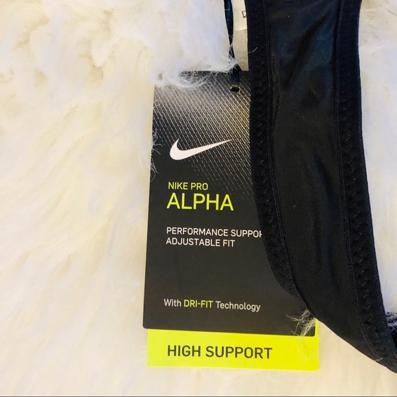 NIKE Alpha High Impact Bra AA0501-010 Sz XS - Picture 6 of 11